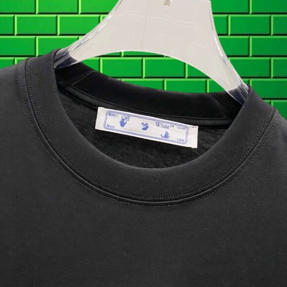 OFF-WHITE Black Round Neck Short Sleeve - Picture 5 of 6